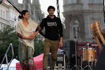 Iva Bittová and Antonín Fajt